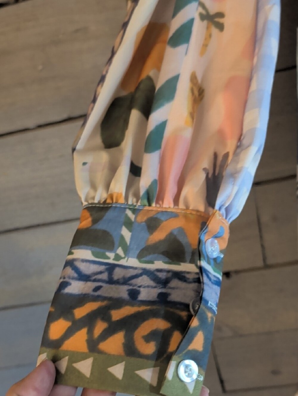 Flying Tomato Pastel Multicolor Floral & Geometric Maxi Dress - Picture 5 of 5